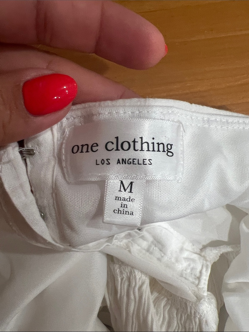 White Textured Ruffle Crop Top - Picture 3 of 3